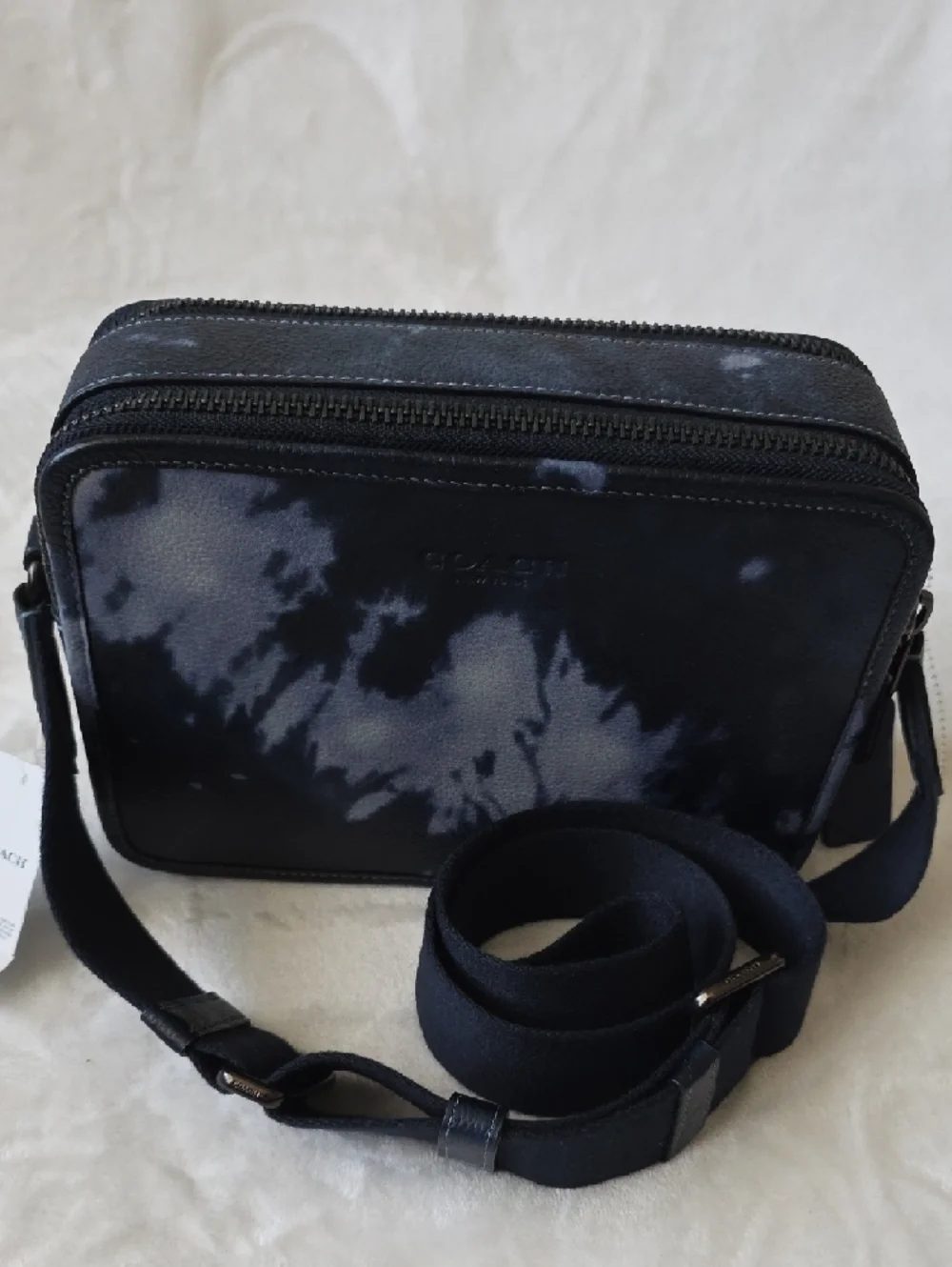 Coach Charter Crossbody Bag 24 in Midnight Navy Tie-Dye. - Picture 4 of 16